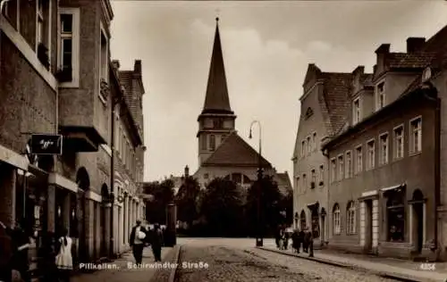 Ak Dobrowolsk Pillkallen Ostpreußen, Schirwindter Straße