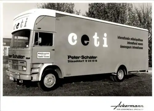 Foto Lastwagen, LKW ceti Peter Schäfer Internationale Möbelspedition, Düsseldorf