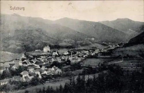 Ak Sulzburg im Markgräflerland Baden Schwarzwald, Gesamtansicht