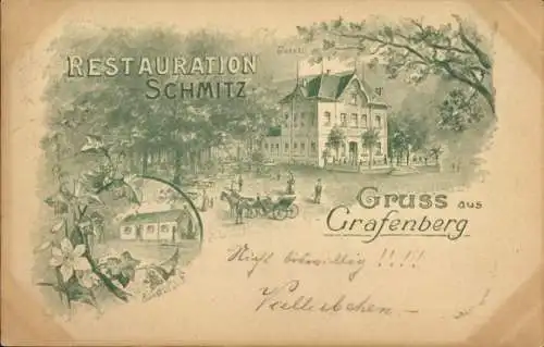 Litho Grafenberg Düsseldorf am Rhein, Restauration Schmitz