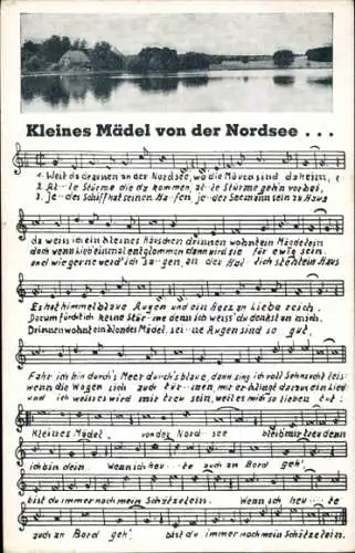 Lied Ak Kleines Mädel von der Nordsee, Heinz Sommer