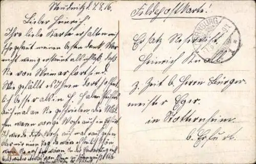 Ak Lieb Vaterland magst ruhig sein, Soldat, Uniform, Fahne, Pickelhaube