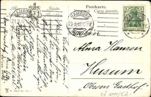 Ak Hamburg Mitte Altstadt, Botanischer Garten