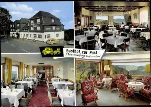 Ak Neuastenberg Winterberg im Sauerland, Gasthof zur Post