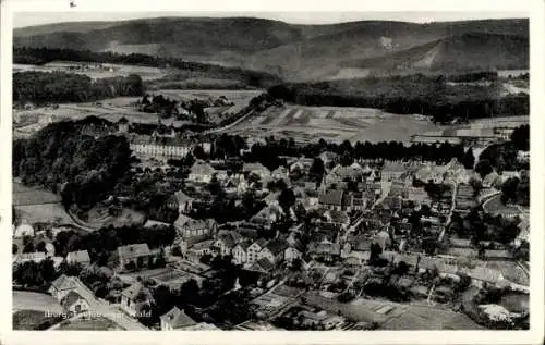 Ak Bad Iburg in Niedersachsen, Fliegeraufnahme, Panorama