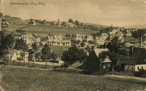 Ak Bärenstein im Erzgebirge, Gesamtansicht