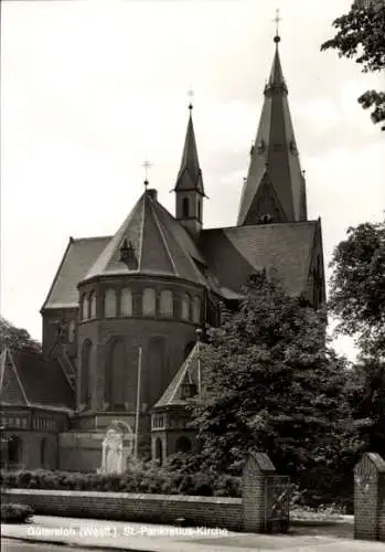 Ak Gütersloh in Westfalen, St.-Pankratius-Kirche