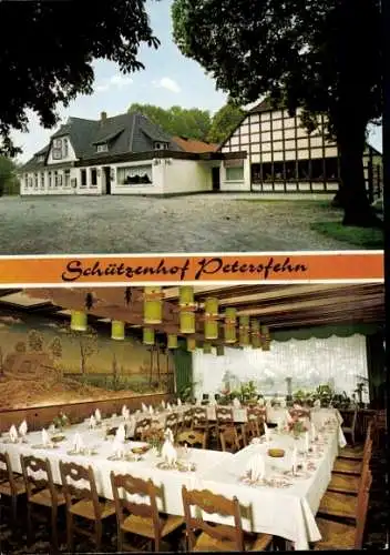 Ak Petersfehn Bad Zwischenahn in Oldenburg, Schützenhof, Gastraum