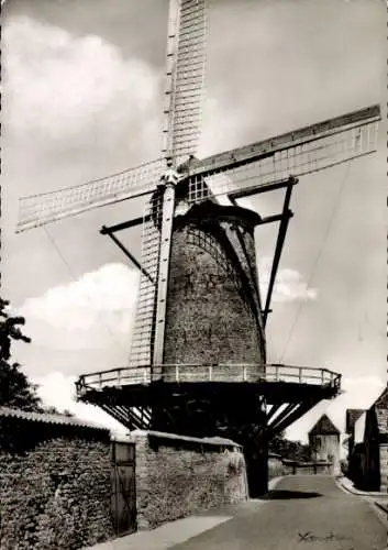 Ak Xanten am Niederrhein, Straßenpartie an der alten Mühle am Wall