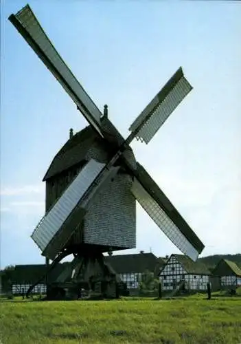 Ak Detmold, Westf. Freilichtmuseum Bäuerlicher Kulturdenkmale, Bockwindmühle von 1812 aus Groß Lobke