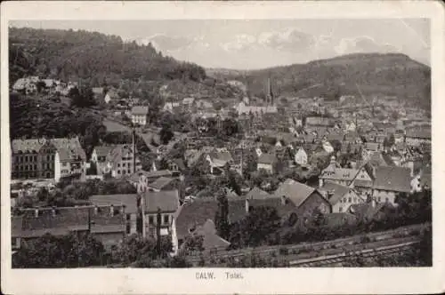 Ak Calw im Schwarzwald, Gesamtansicht