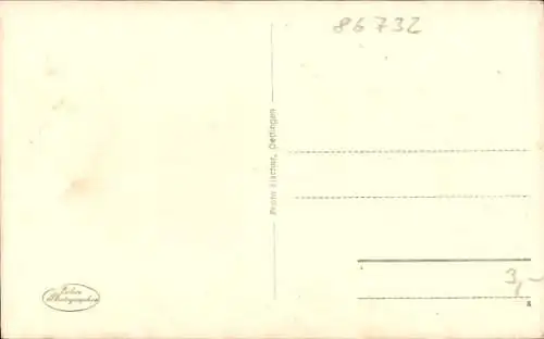 Ak Oettingen in Bayern, Marktplatz, Brunnen, Kirche, Fachwerkhäuser