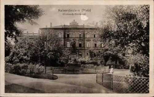 Ak Kaiserslautern in der Pfalz, Bismarck-Denkmal