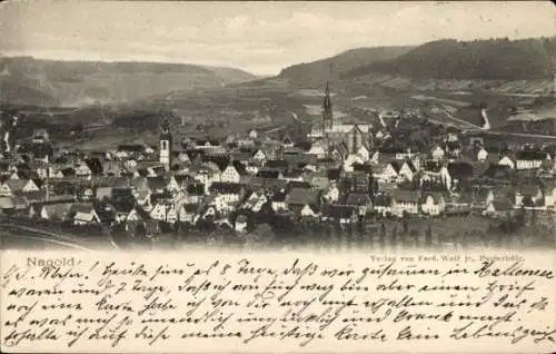 Ak Nagold im Schwarzwald, Gesamtansicht