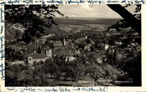 Ak Mosbach am Odenwald Baden, Gesamtansicht