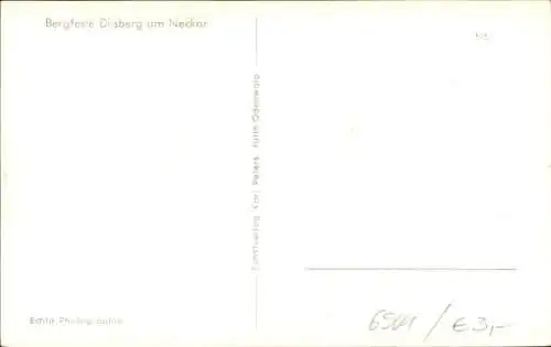 Ak Dilsberg Neckargemünd in Baden Württemberg, Ortsansicht