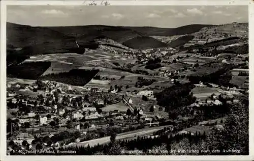 Ak Klingenthal, Blick von der Rundschau zum Aschenberg