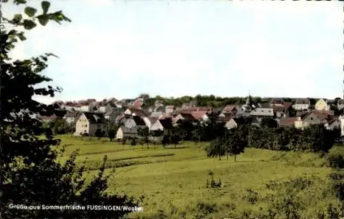 Ak Fussingen Waldbrunn im Westerwald, Teilansicht