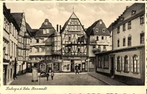 Ak Limburg an der Lahn, Kornmarkt, Gasthaus Goldener Löwe