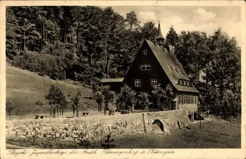 Ak Schwarzenberg im Erzgebirge Sachsen, Bezirks-Jugendherberge