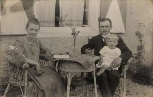 Ak Braunsbedra im Saalekreis, Familienfoto