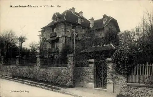 Ak Annet Seine et Marne, Villa Lilas