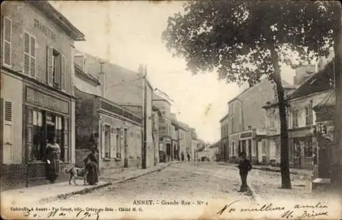 Ak Annet Seine et Marne, Grande Rue