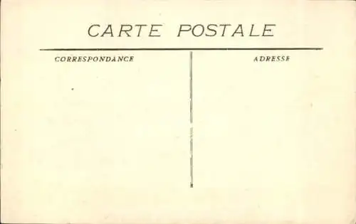 Ak Marseille Bouches du Rhône, Gesamtansicht von La Cannebière, Straßenbahn