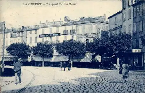 Ak La Ciotat Bouches du Rhône, Le quai Louis Benet