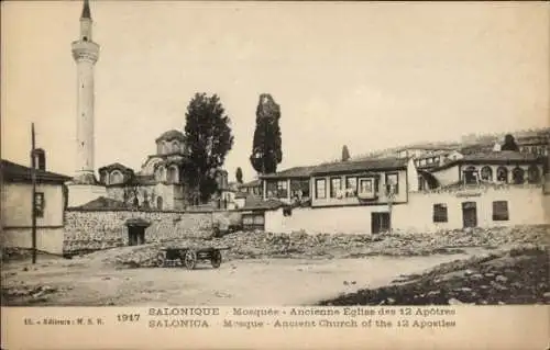 Ak Saloniki Thessaloniki Griechenland, Moschee, Kirche der 12 Apostel