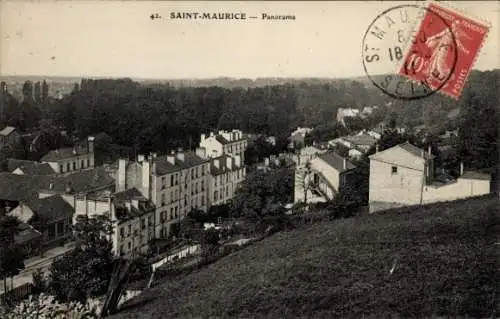 Ak Saint Maurice Val-de-Marne, Panorama