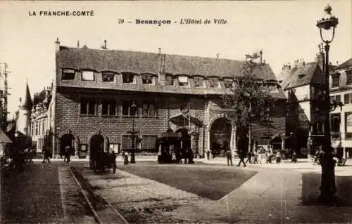 Ak Besançon Doubs, Rathaus