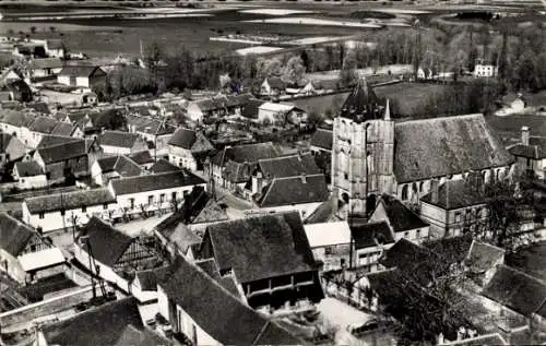 Ak Blevy, Hotel de l'Isle, Vue generale