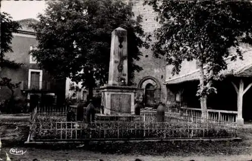 Ak Saint Jean de Côle Dordogne, Monument aux Morts