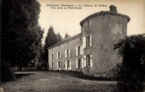 Ak Reilhac Dordogne, Chateau de Reilhac, Vue prise au Nord-Ouest