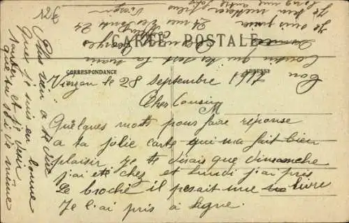 Ak Vierzon Cher, Rue de la Republique et Rue Victor Hugo