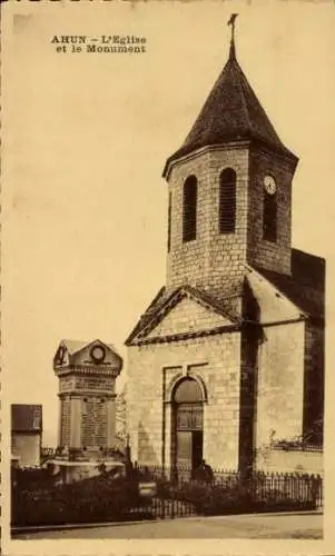 Ak Ahun Creuse, Kirche, Monument