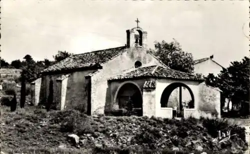 Ak La Verdiere Var, La Chapelle de Saint Roch