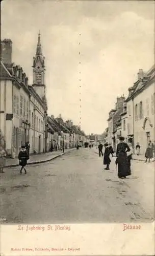 Ak Beaune Côte-d’Or, Faubourg St. Nicolas