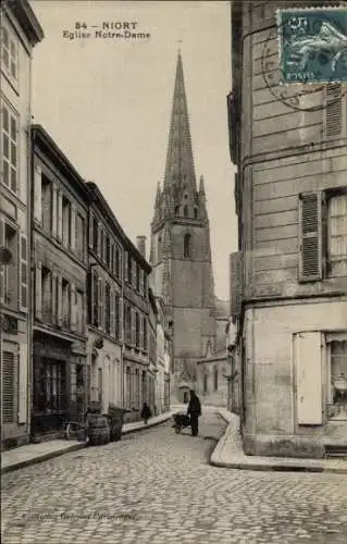 Ak Niort Deux Sèvres, Kirche Notre Dame