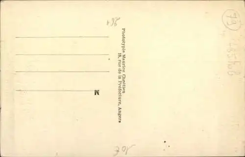 Ak Coulonges Thouarsais Deux Sèvres, Kirche