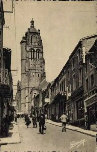 Ak Bressuire Deux Sèvres, Kirche Notre-Dame, Rue Gambetta
