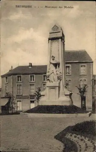 Ak Bressuire Deux Sèvres, Monument des Mobiles
