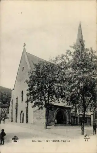 Ak Bort Les Orgues Corrèze Frankreich, Kirche