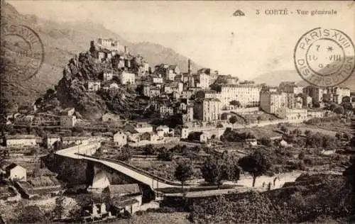 Ak Corte Haute Corse, Gesamtansicht