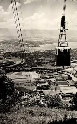 Ak Salève Haute Savoie, Teleferique Geneve und Genfersee