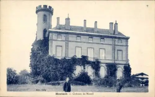 Ak Montech Tarn-et-Garonne, Chateau du Mesnil