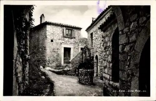 Ak Èze Alpes Maritimes, Straßenpartie