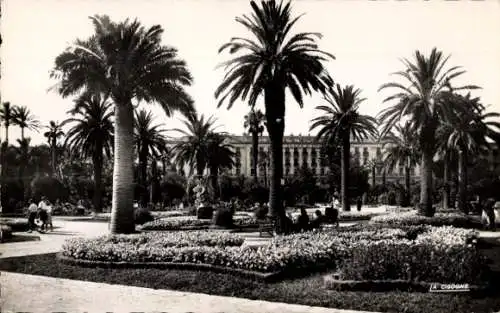 Ak Nizza Nizza Alpes Maritimes, New Albert I Gardens