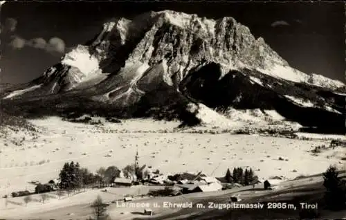 Ak Ehrwald in Tirol, Lermoos, Zugspitzmassiv